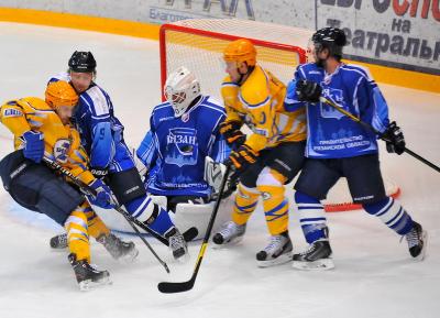 ХК «Рязань» дома по буллитам выиграл у пензенского «Дизеля»